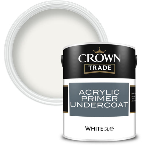 WHITE      CROWN TR ACRYLIC P/UC  5LT